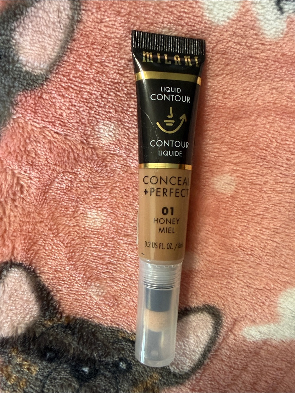 Milani Conceal + Perfect Liquid Contour in Honey (beige, black, gold)